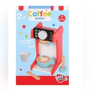 NWT 7 Pieces  Coffee Maker Toy Set